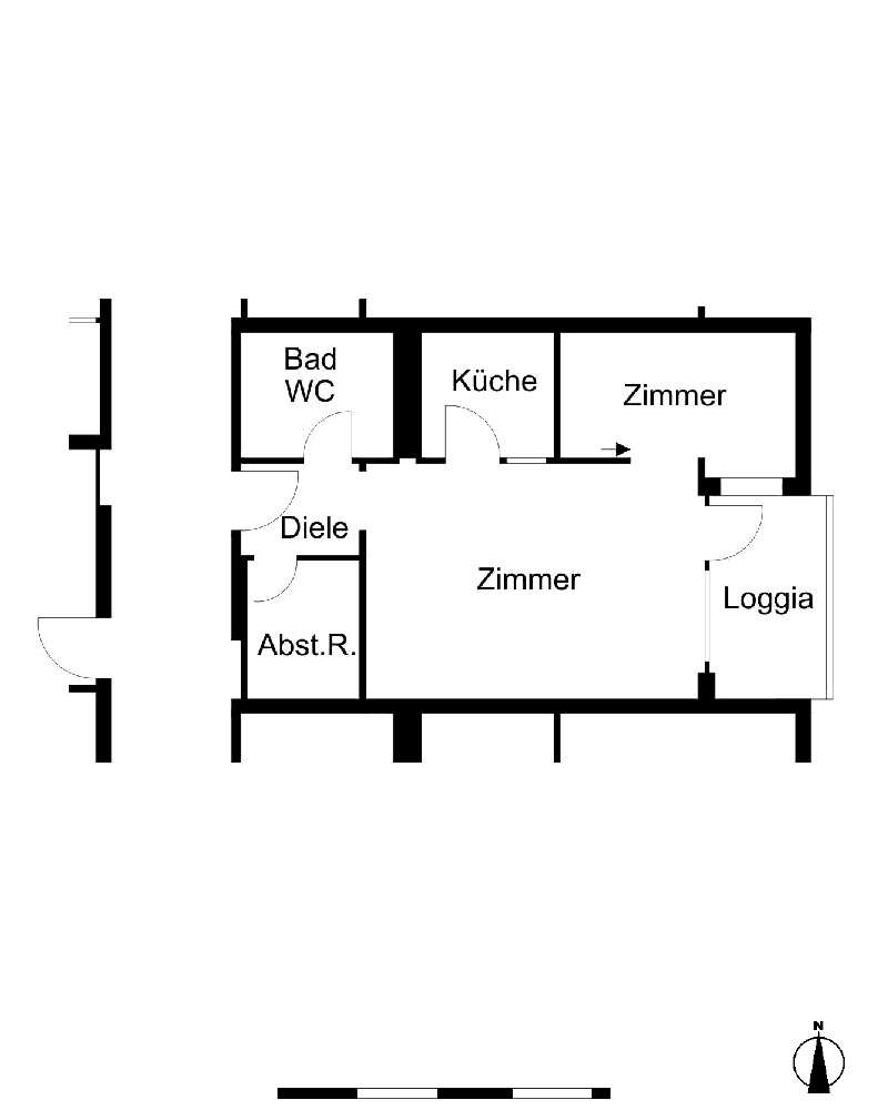 Thumbnail-Wohnung zum Mieten in Bremerhaven 303,00 € 40.33 m²