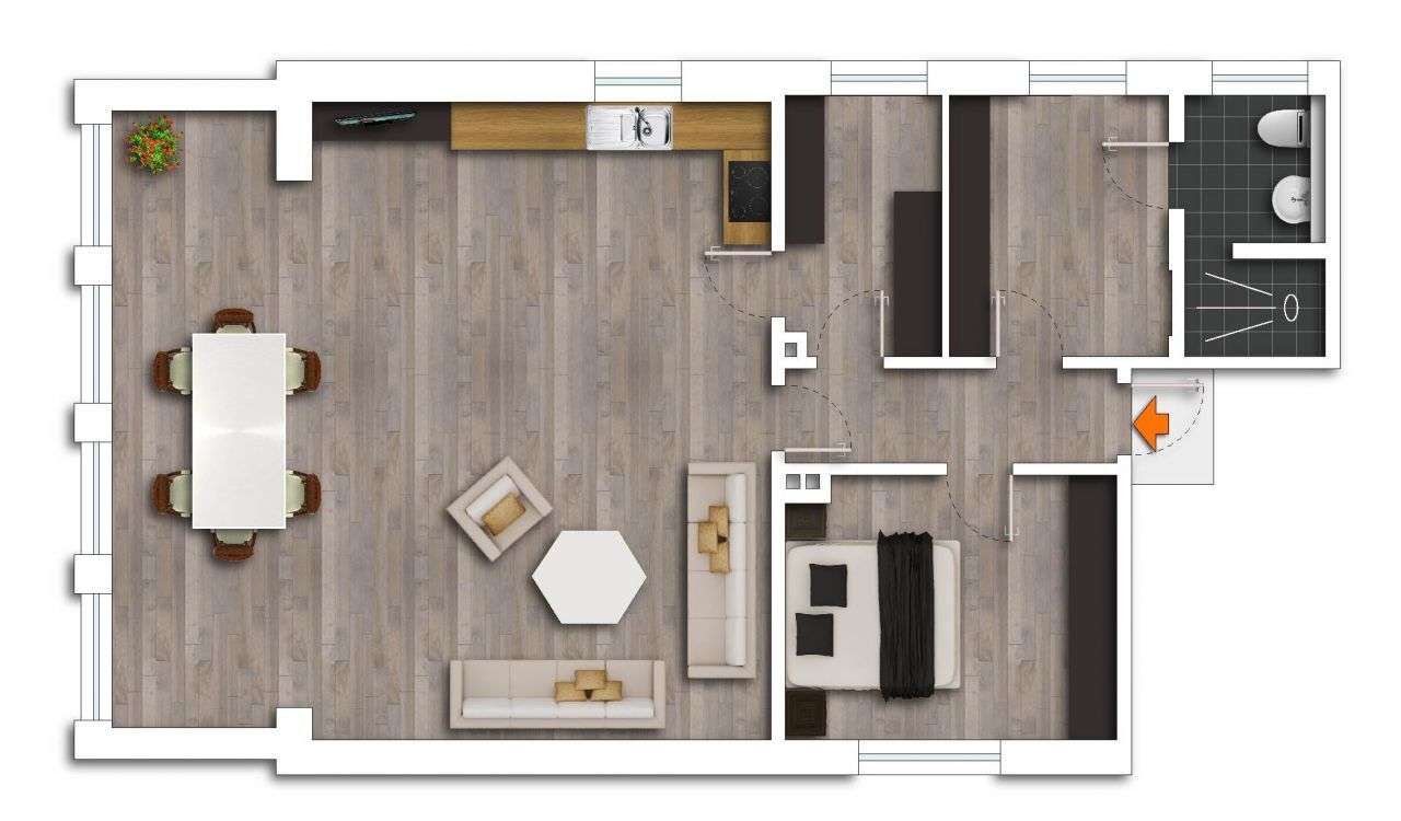 Thumbnail-Wohnung zum Mieten in Warendorf 670,00 € 108 m²