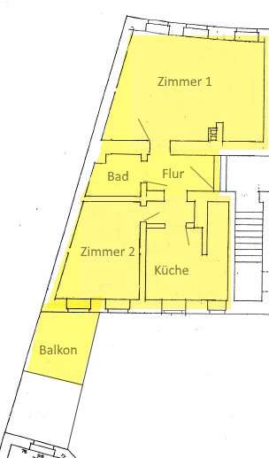 Thumbnail-Wohnung zum Mieten in Halle 663,00 € 78 m²