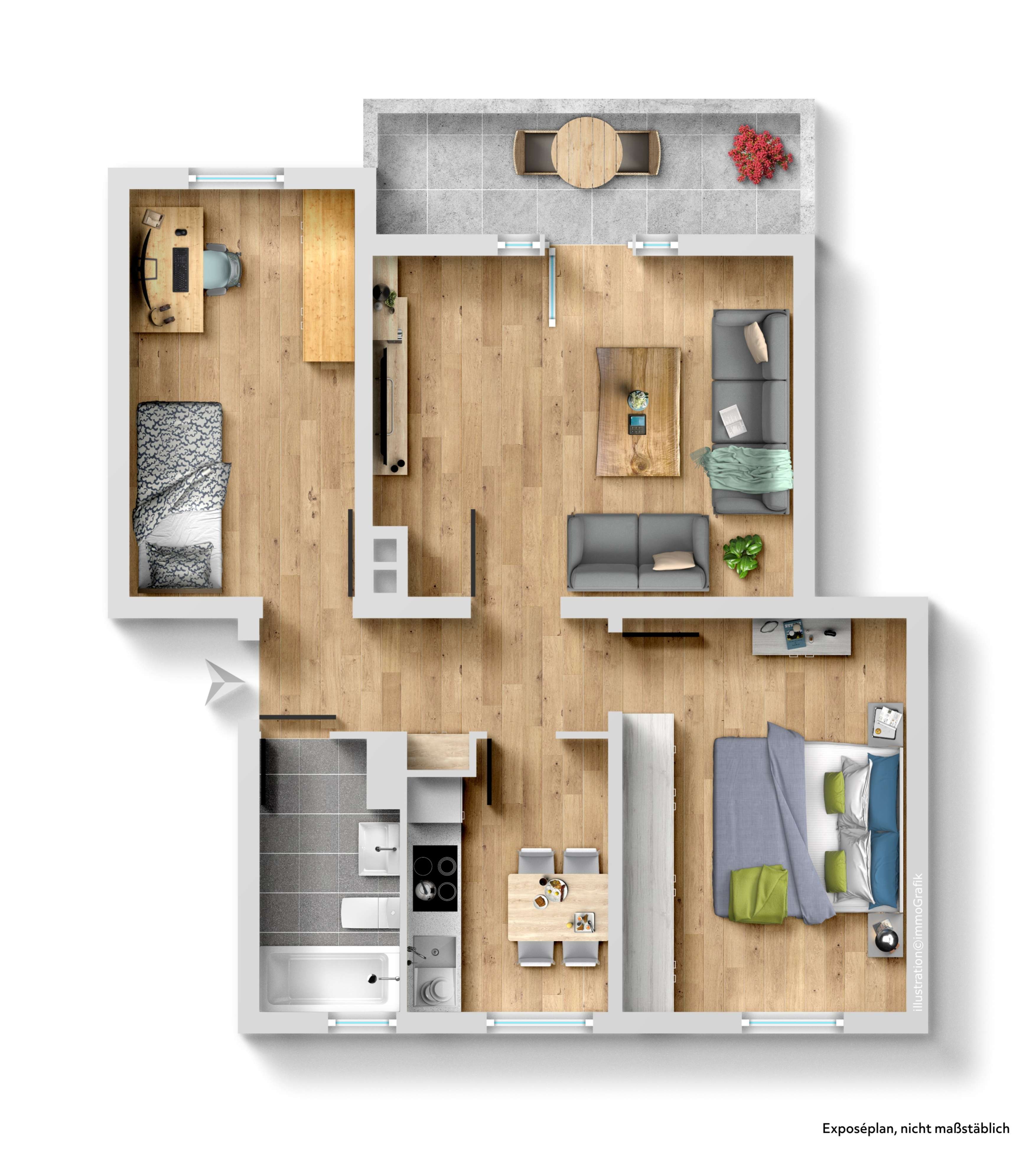 Thumbnail-Wohnung zum Kaufen in Pegnitz 115.000,00 € 56 m²