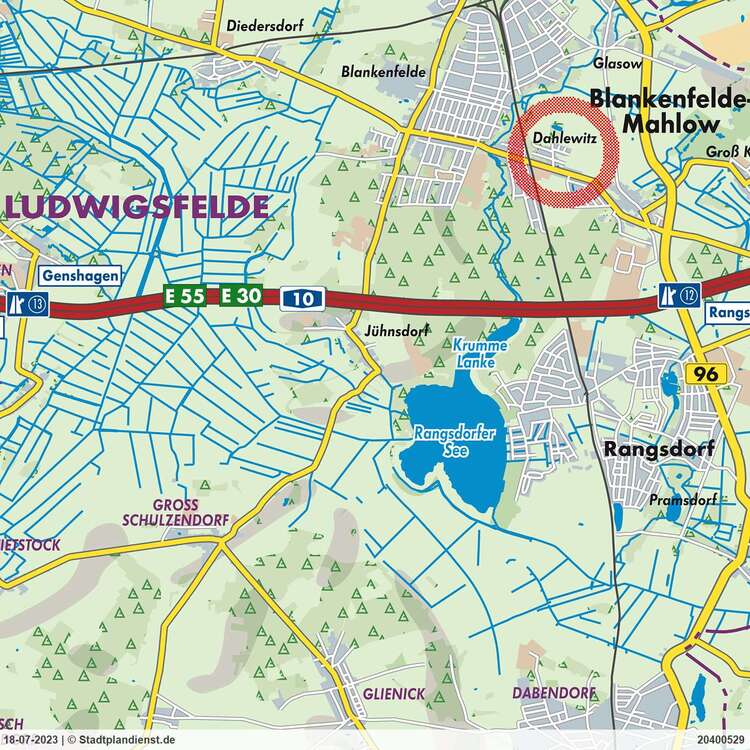 Thumbnail-Grundstück zu verkaufen in Blankenfelde 359.000,00 € 1304 m²