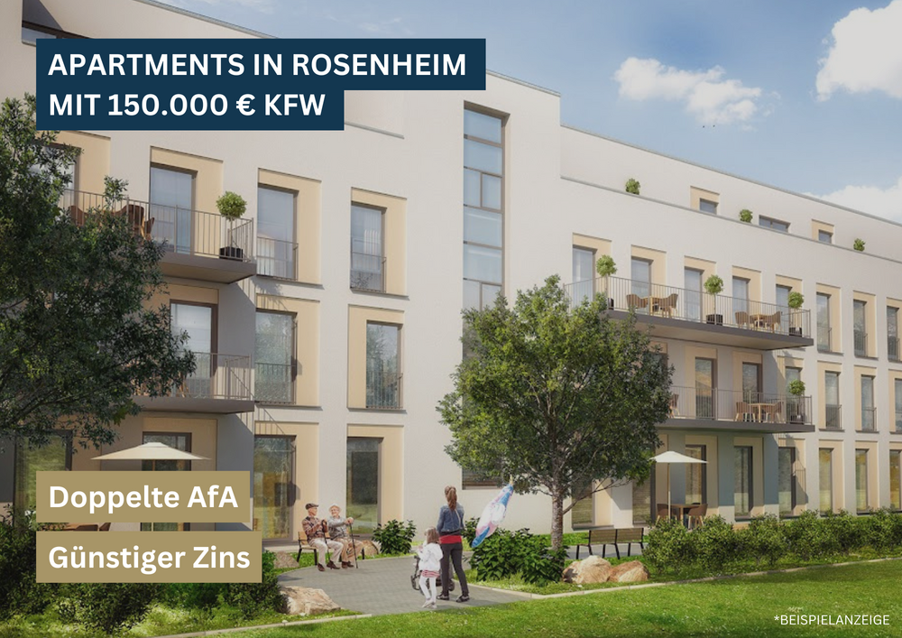 Thumbnail-Wohnung zum Kaufen in Rosenheim 436.000,00 € 44 m²