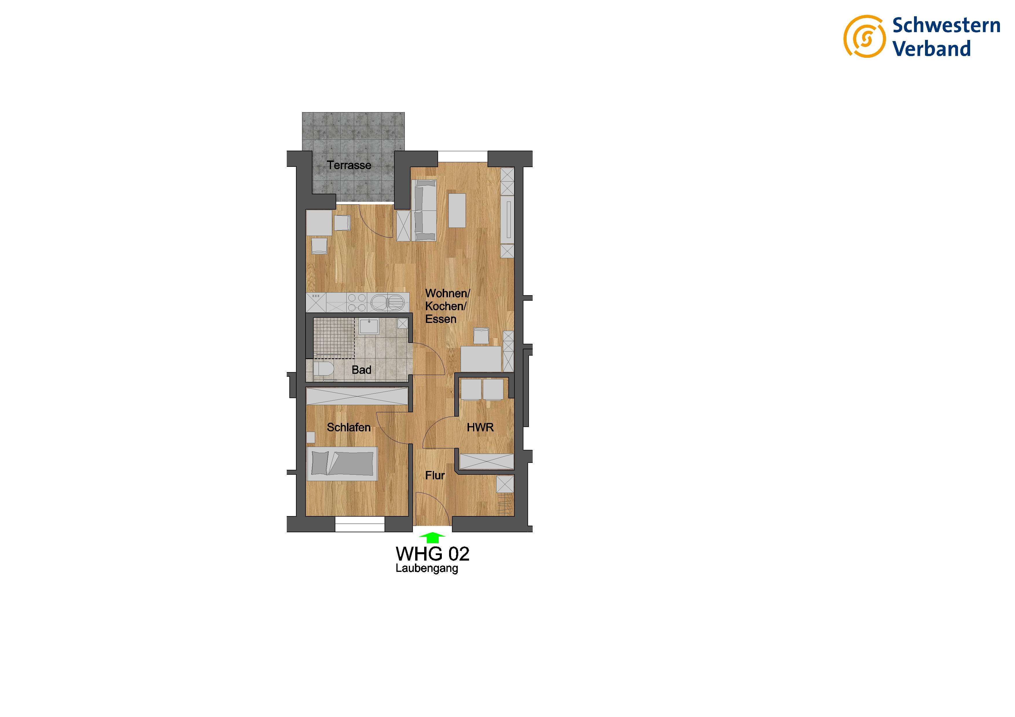 Thumbnail-Wohnung zum Mieten in Külsheim 706,00 € 60.1 m²