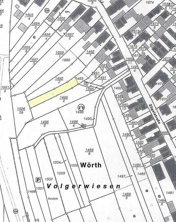 Thumbnail-Grundstück zu verkaufen in Wörth 65.000,00 € 577 m²