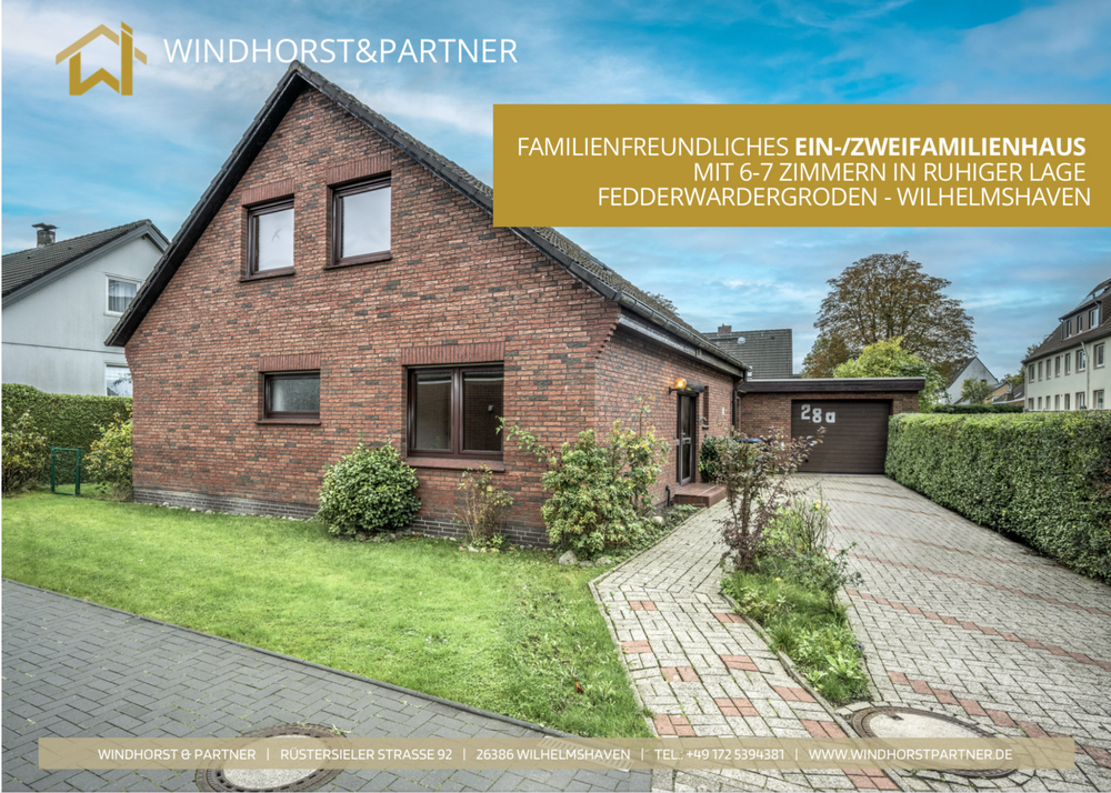 Thumbnail-Haus zum Kaufen in Wilhelmshaven 225.000,00 € 144 m²