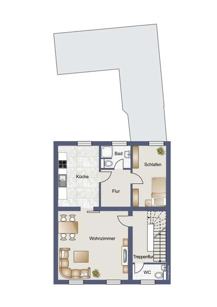 Thumbnail-Wohnung zum Mieten in Aachen 610,00 € 69.69 m²
