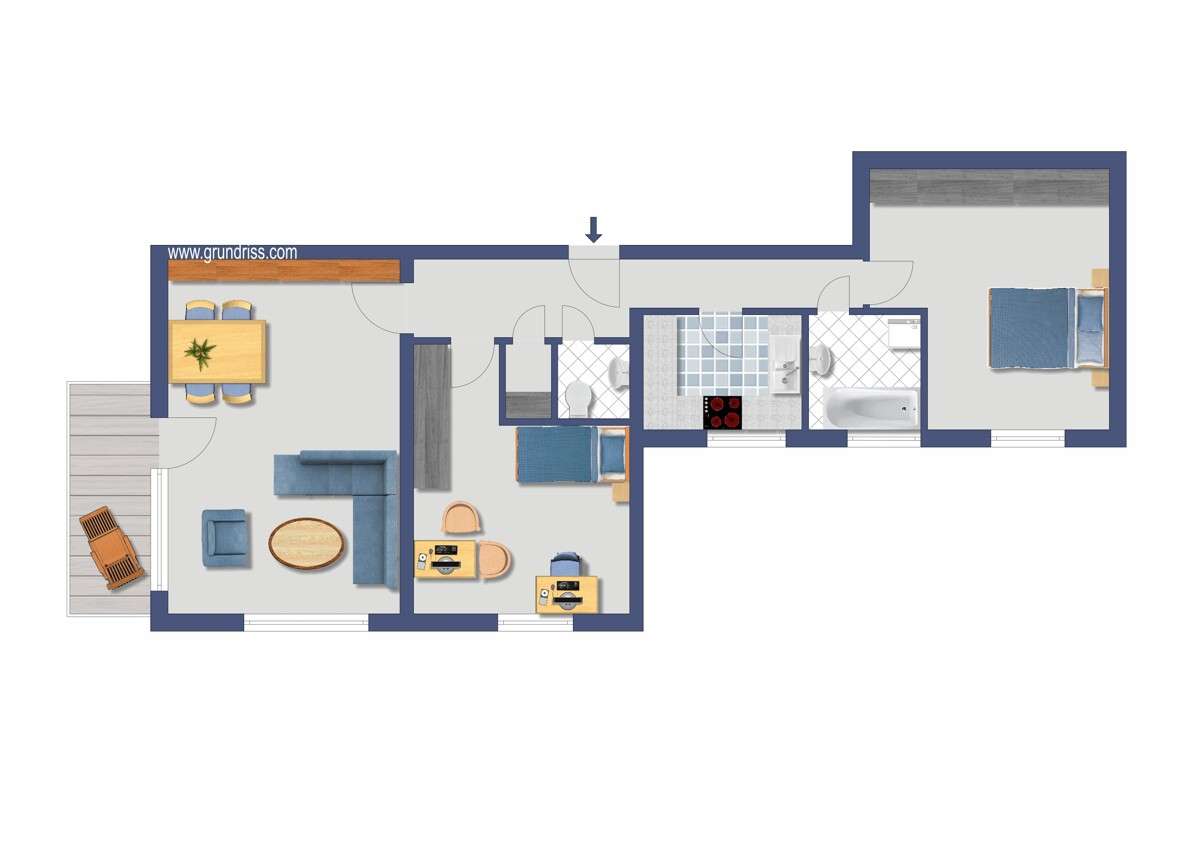 Thumbnail-Wohnung zum Kaufen in Herdecke 149.000,00 € 85.86 m²
