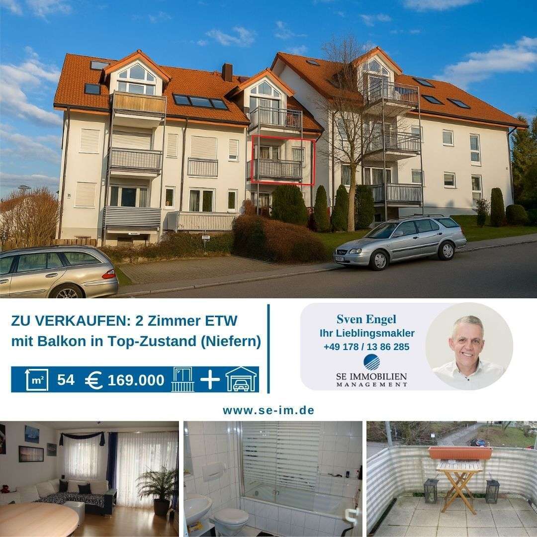 Thumbnail-Wohnung zum Kaufen in Niefern-Öschelbronn 184.000,00 € 54 m²