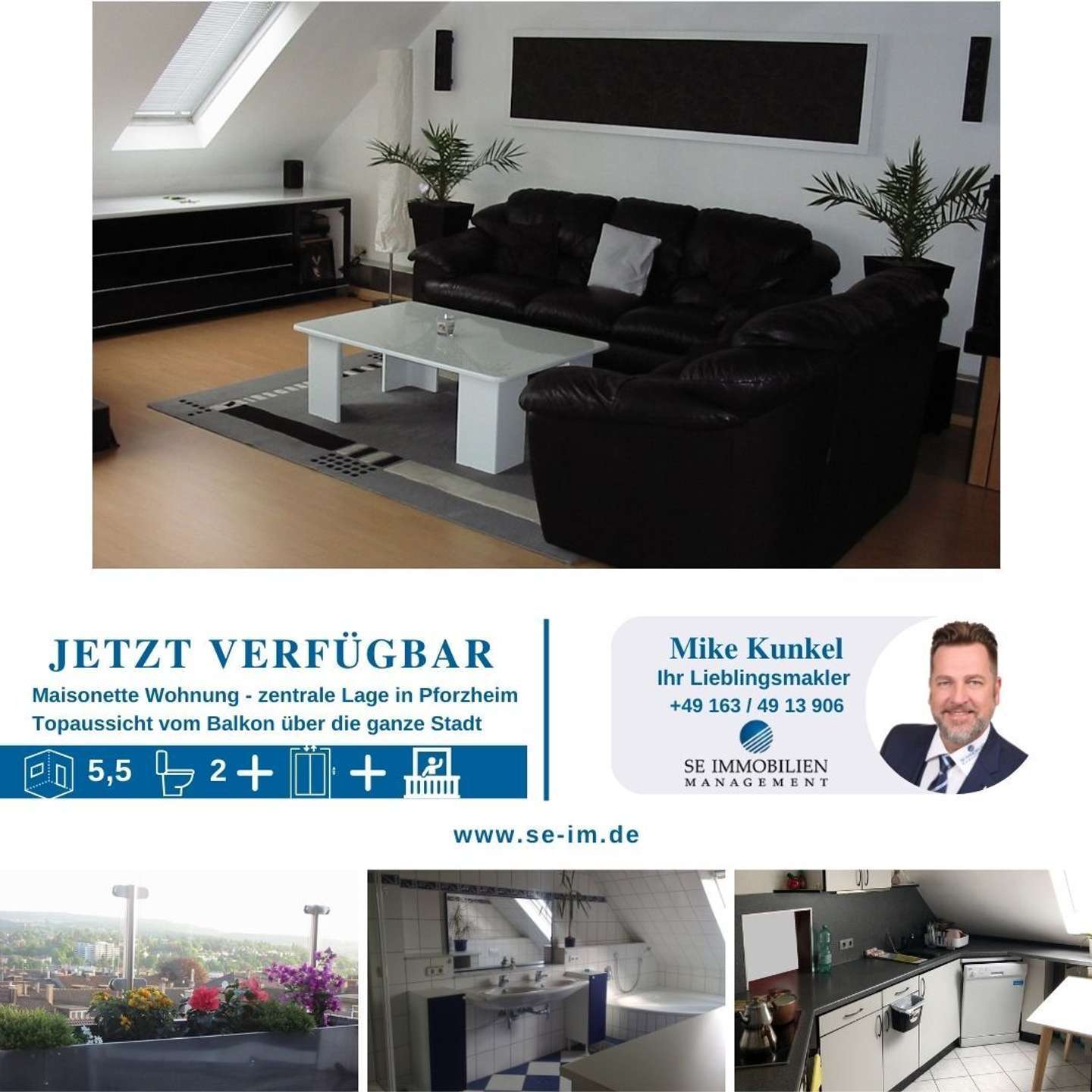 Thumbnail-Wohnung zum Kaufen in Pforzheim 299.000,00 € 140 m²