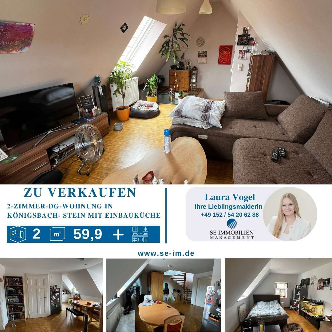 Thumbnail-Wohnung zum Kaufen in Königsbach-Stein 139.000,00 € 59.9 m²