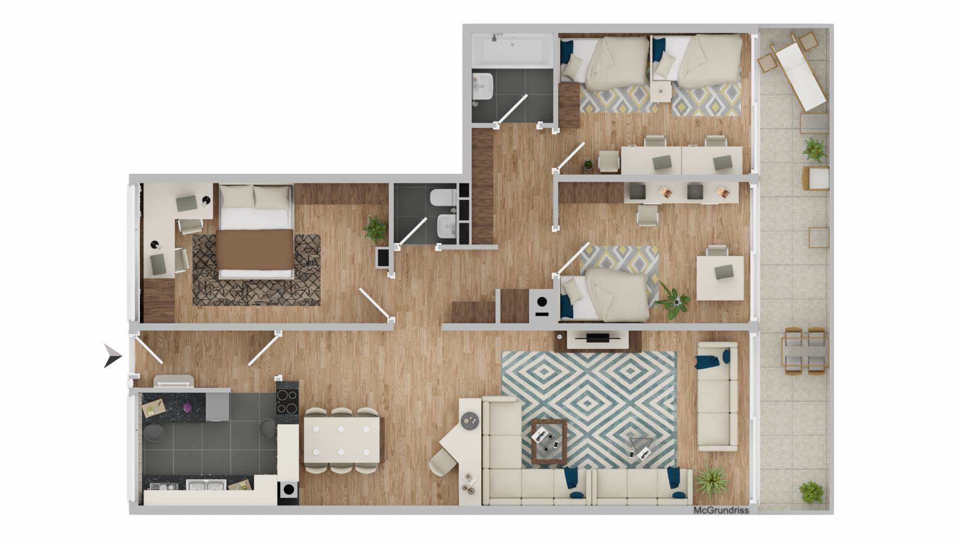 Thumbnail-Wohnung zum Mieten in Wiesbaden 990,00 € 101 m²