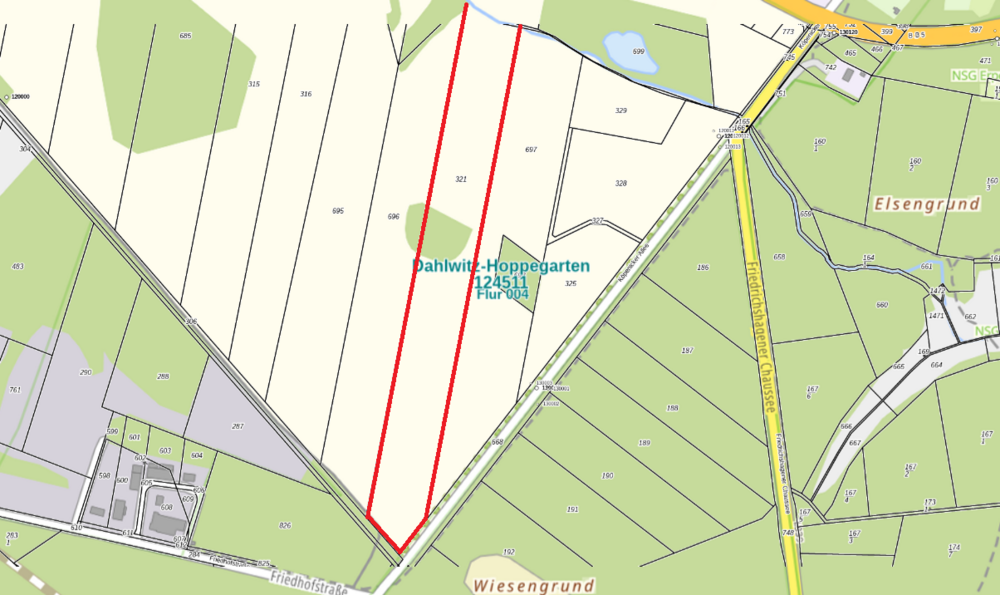Thumbnail-Grundstück in Hoppegarten 199.000,00 € 57000 m²