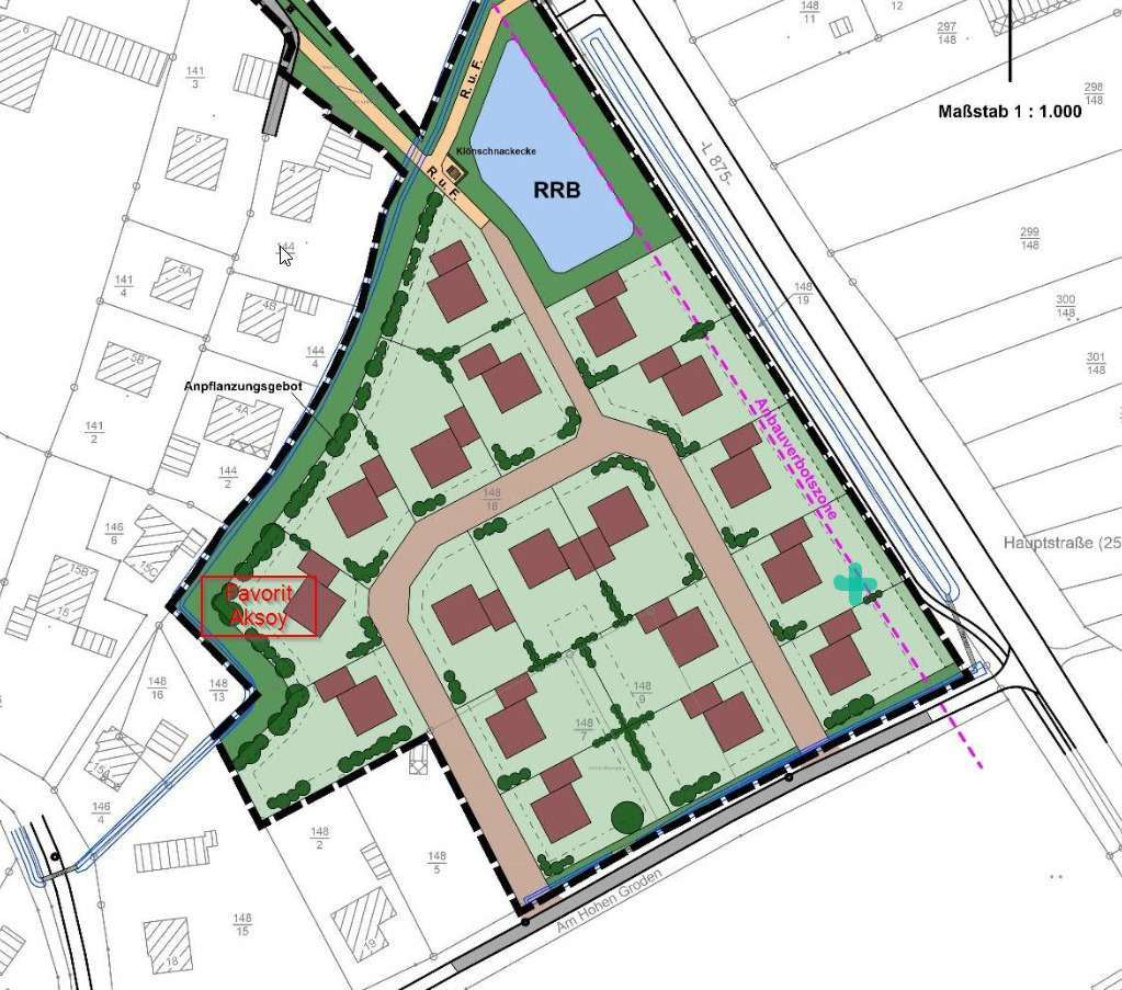 Thumbnail-Grundstück zu verkaufen in Lemwerder 149.000,00 € 702 m²