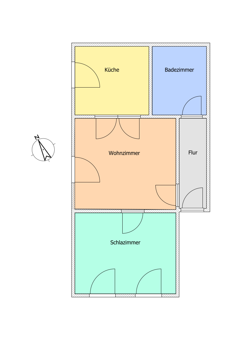 Thumbnail-Wohnung zum Kaufen in Rostock 180.000,00 € 51 m²