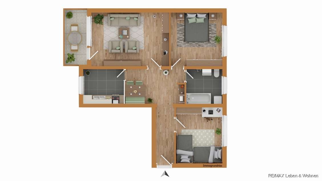 Thumbnail-Wohnung zum Kaufen in Dachau 425.000,00 € 84.04 m²