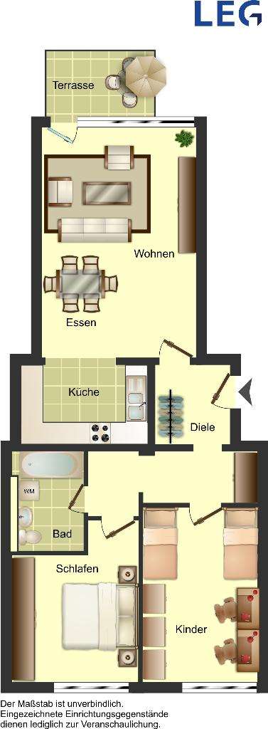 Thumbnail-Wohnung zum Mieten in Bergneustadt 455,99 € 84.18 m²