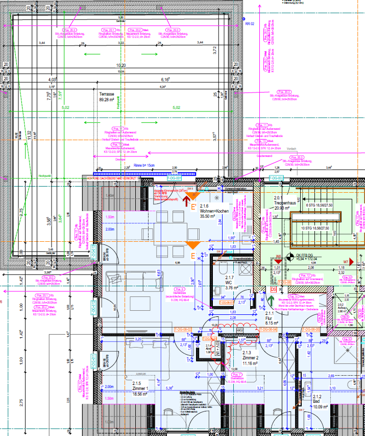 Thumbnail-Wohnung zum Mieten in Lahnau 1.325,00 € 110.54 m²
