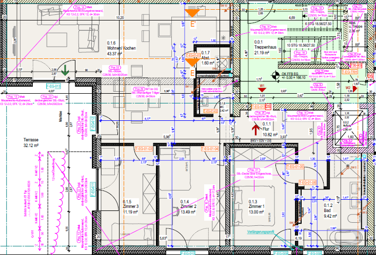 Thumbnail-Wohnung zum Mieten in Lahnau 1.330,00 € 121.37 m²