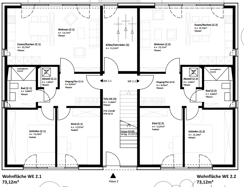 Thumbnail-Wohnung zum Mieten in Neckarsulm 998,09 € 73.12 m²