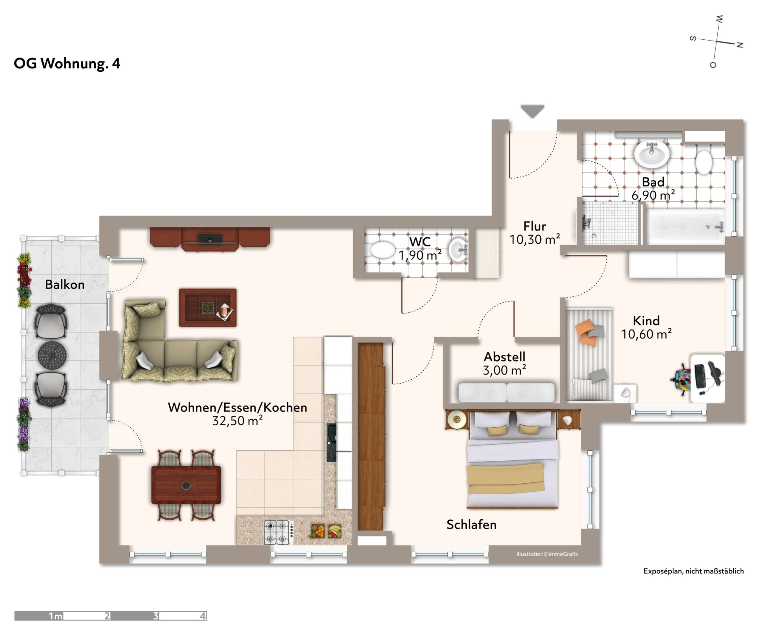 Thumbnail-Wohnung zum Mieten in Dachau 1.940,00 € 85 m²