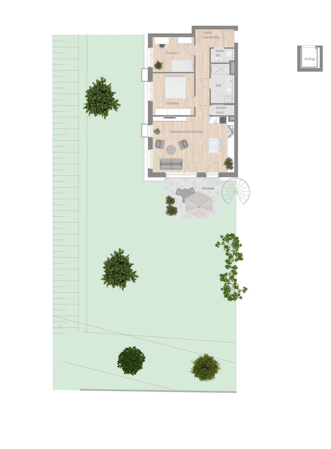 Thumbnail-Wohnung zum Mieten in Besigheim 980,00 € 65.22 m²