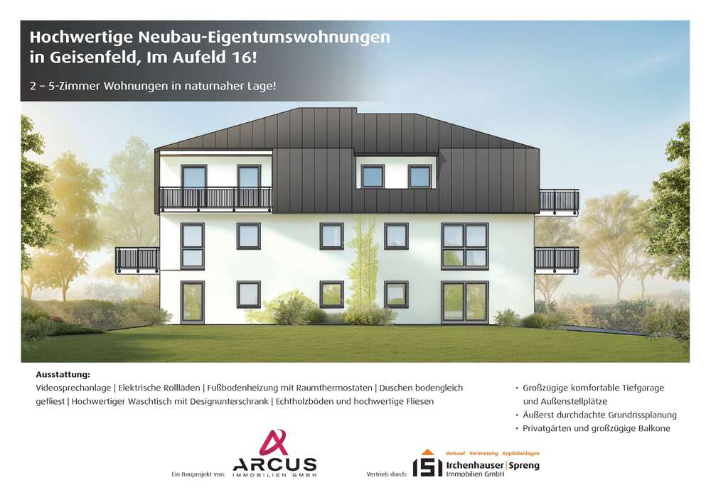 Thumbnail-Wohnung zum Kaufen in Geisenfeld 479.000,00 € 86.73 m²