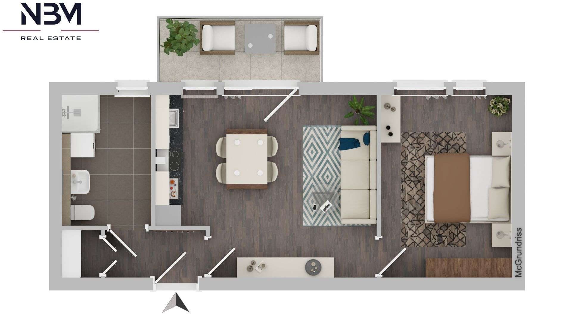Thumbnail-Wohnung zum Mieten in Oranienburg 969,00 € 51 m²