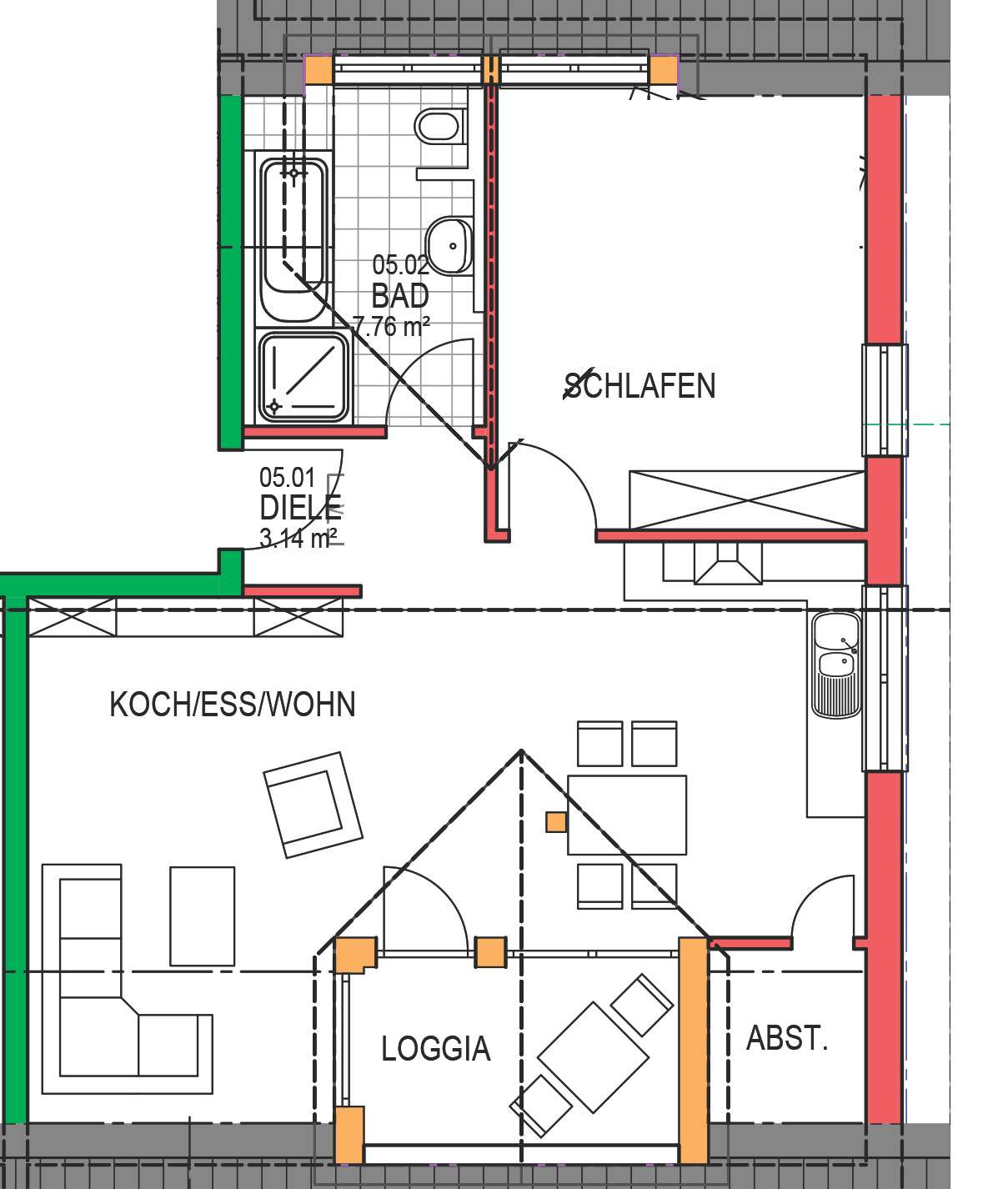 Thumbnail-Wohnung zum Mieten in Hülben 790,00 € 66.41 m²