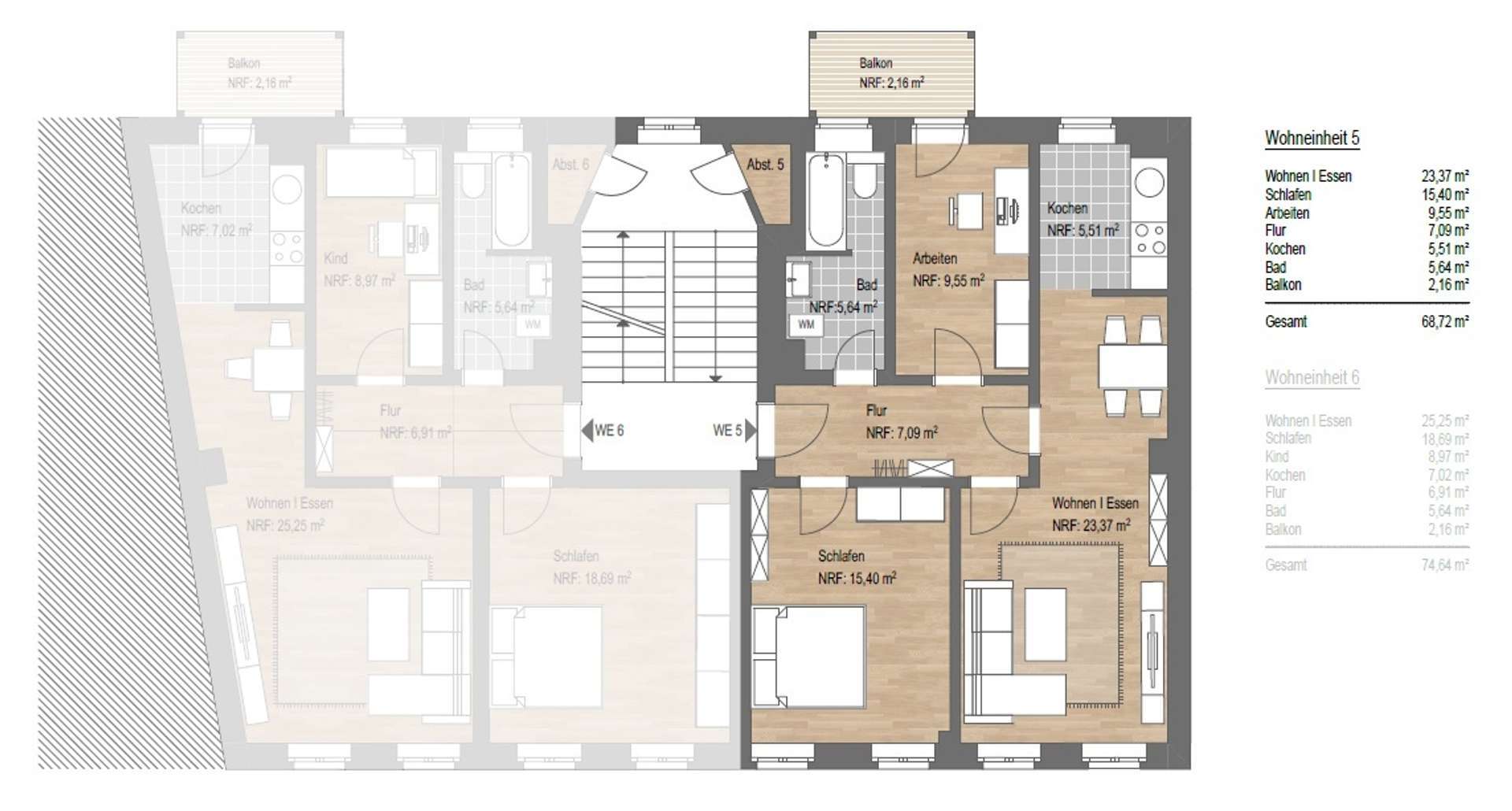 Thumbnail-Wohnung zum Kaufen in Leipzig 190.830,00 € 68.72 m²