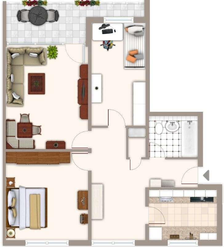 Thumbnail-Wohnung zum Mieten in Mönchengladbach 729,00 € 76.2 m²