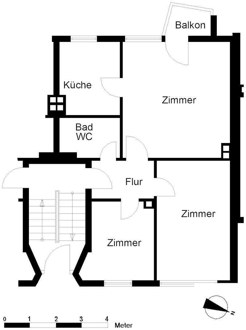 Thumbnail-Wohnung zum Mieten in Bremerhaven 331,00 € 54.5 m²