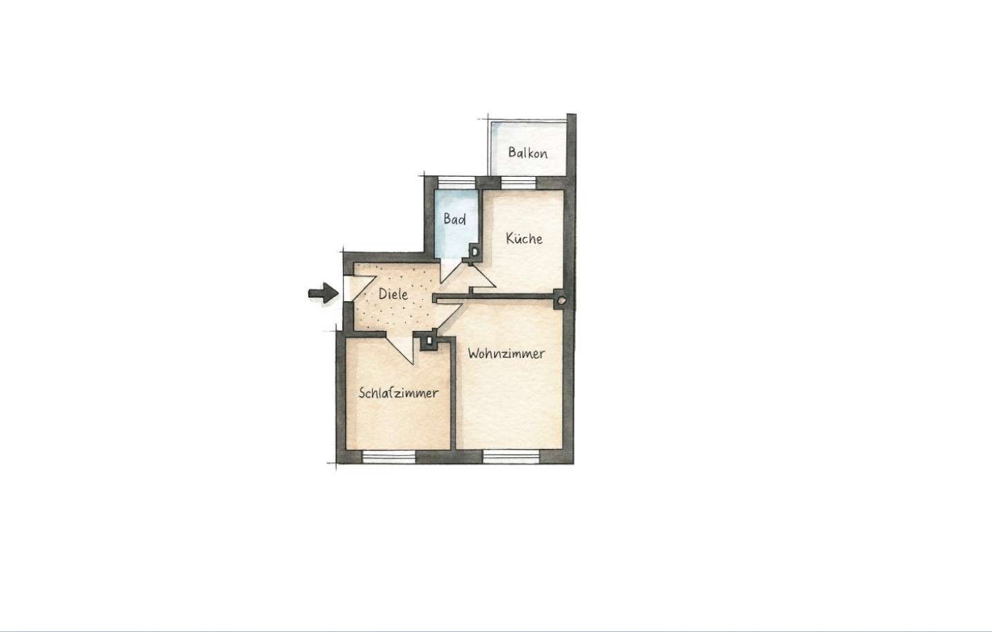 Thumbnail-Wohnung zum Kaufen in Frankfurt 389.000,00 € 62 m²