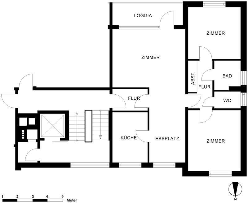 Thumbnail-Wohnung zum Mieten in Oldenburg 683,00 € 81.55 m²