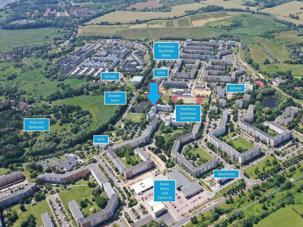 Thumbnail-Wohnung zum Kaufen in Rostock 199.000,00 € 95 m²