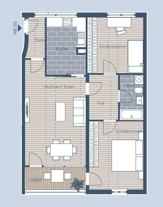Thumbnail-Wohnung zum Kaufen in Leipzig 253.060,00 € 74.64 m²