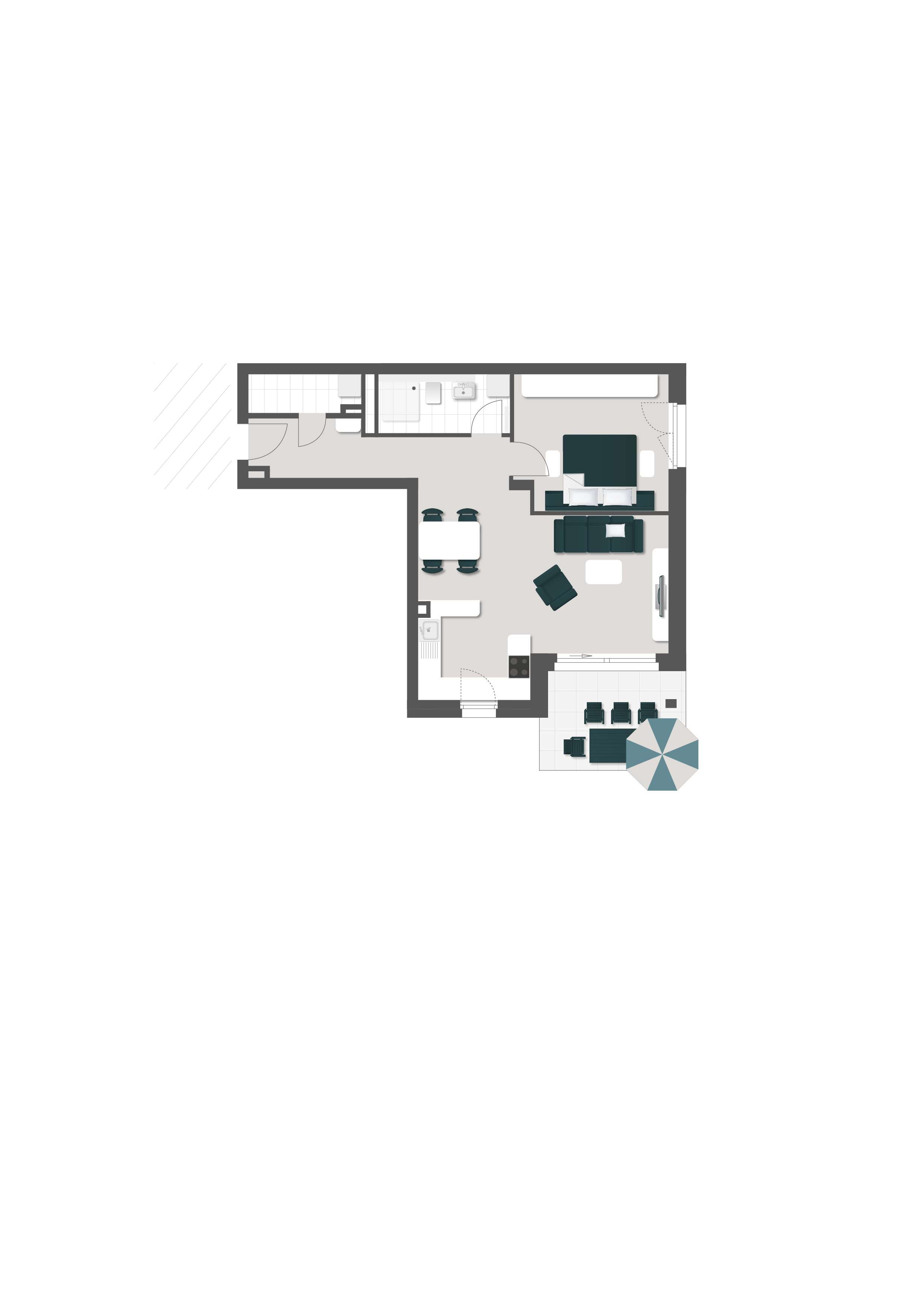Thumbnail-Wohnung zum Kaufen in Bad Säckingen 353.500,00 € 61.98 m²