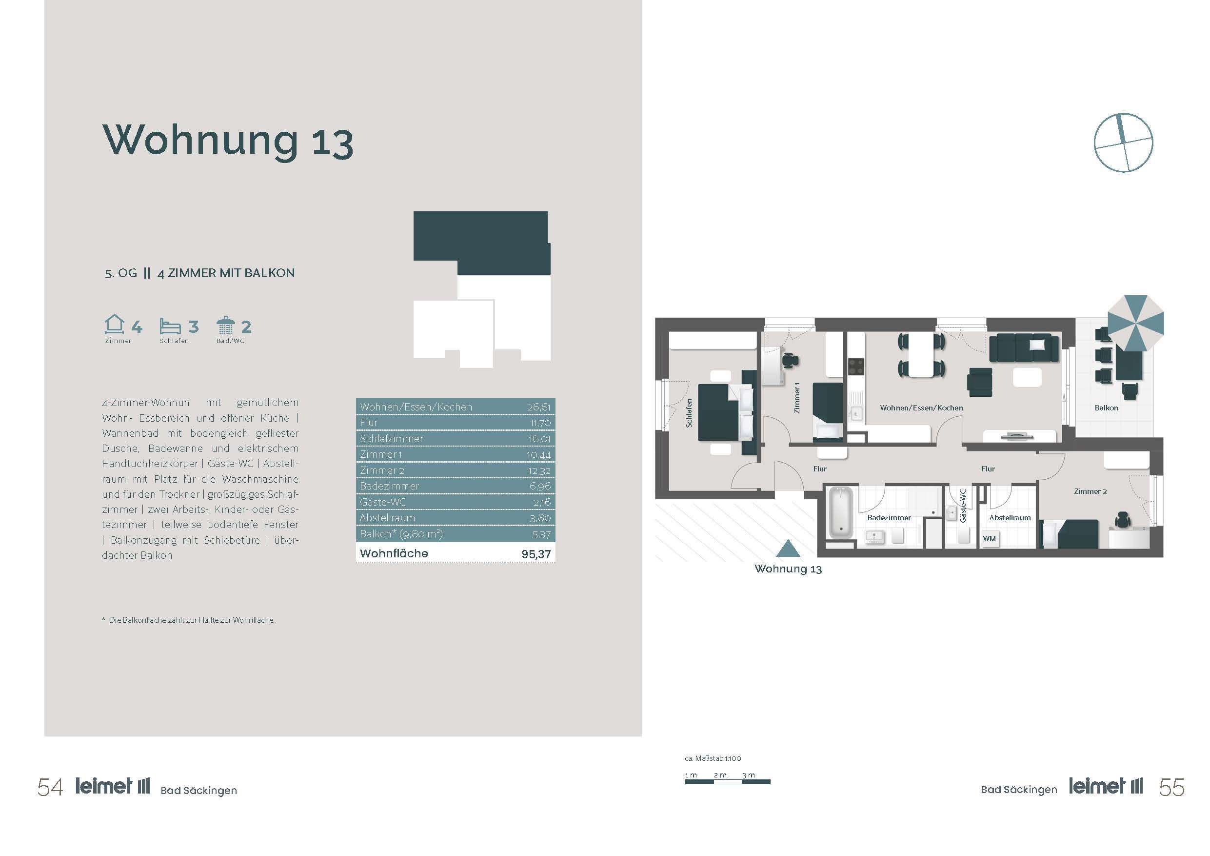 Thumbnail-Wohnung zum Kaufen in Bad Säckingen 534.000,00 € 95.37 m²