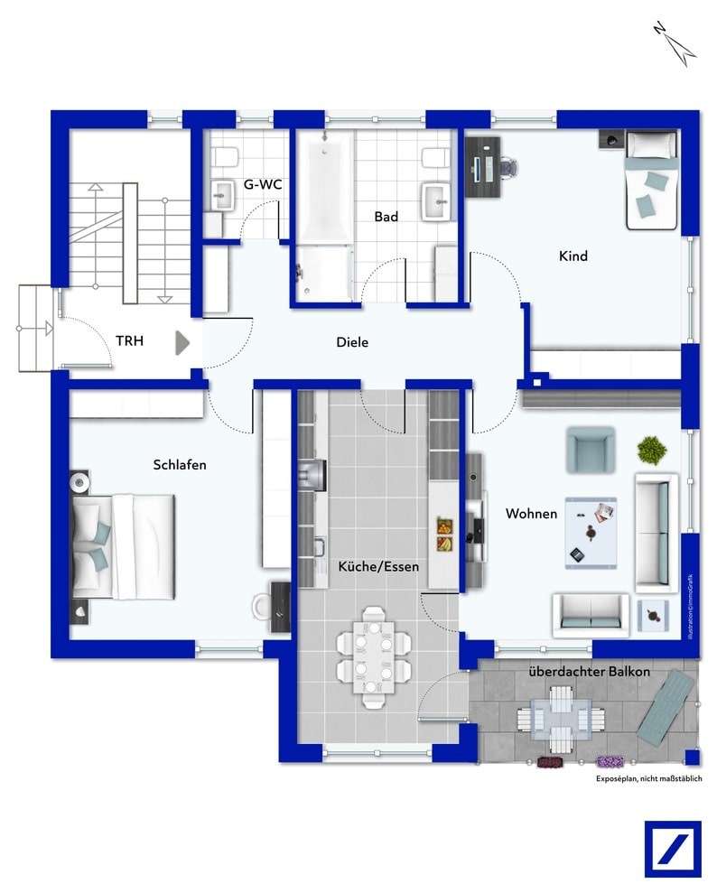 Thumbnail-Wohnung zum Kaufen in Trier 290.000,00 € 91 m²