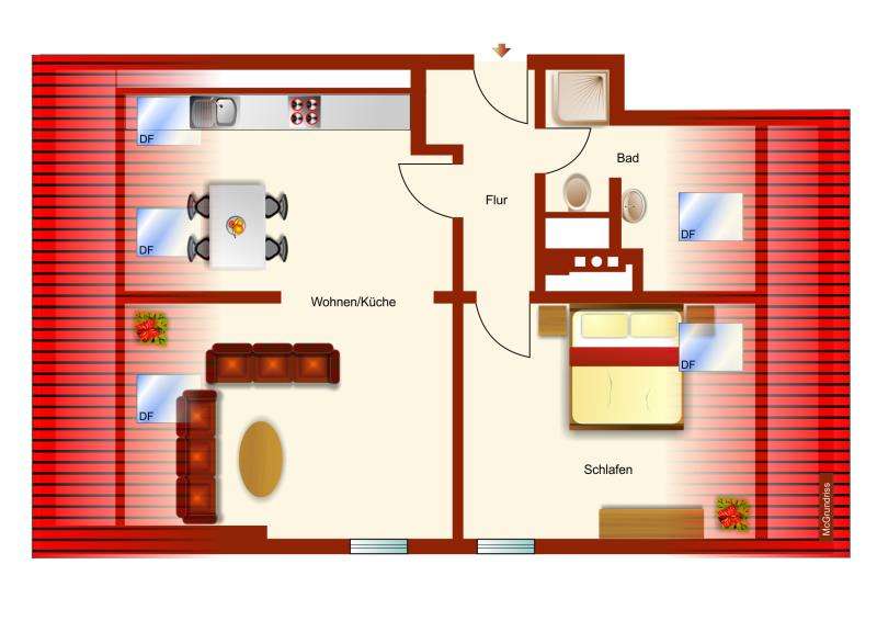 Thumbnail-Wohnung zum Kaufen in Peißenberg 322.000,00 € 58.63 m²