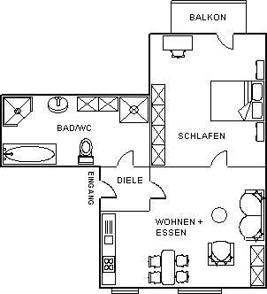 Thumbnail-Wohnung zum Mieten in Tirschenreuth 240,50 € 40.9 m²
