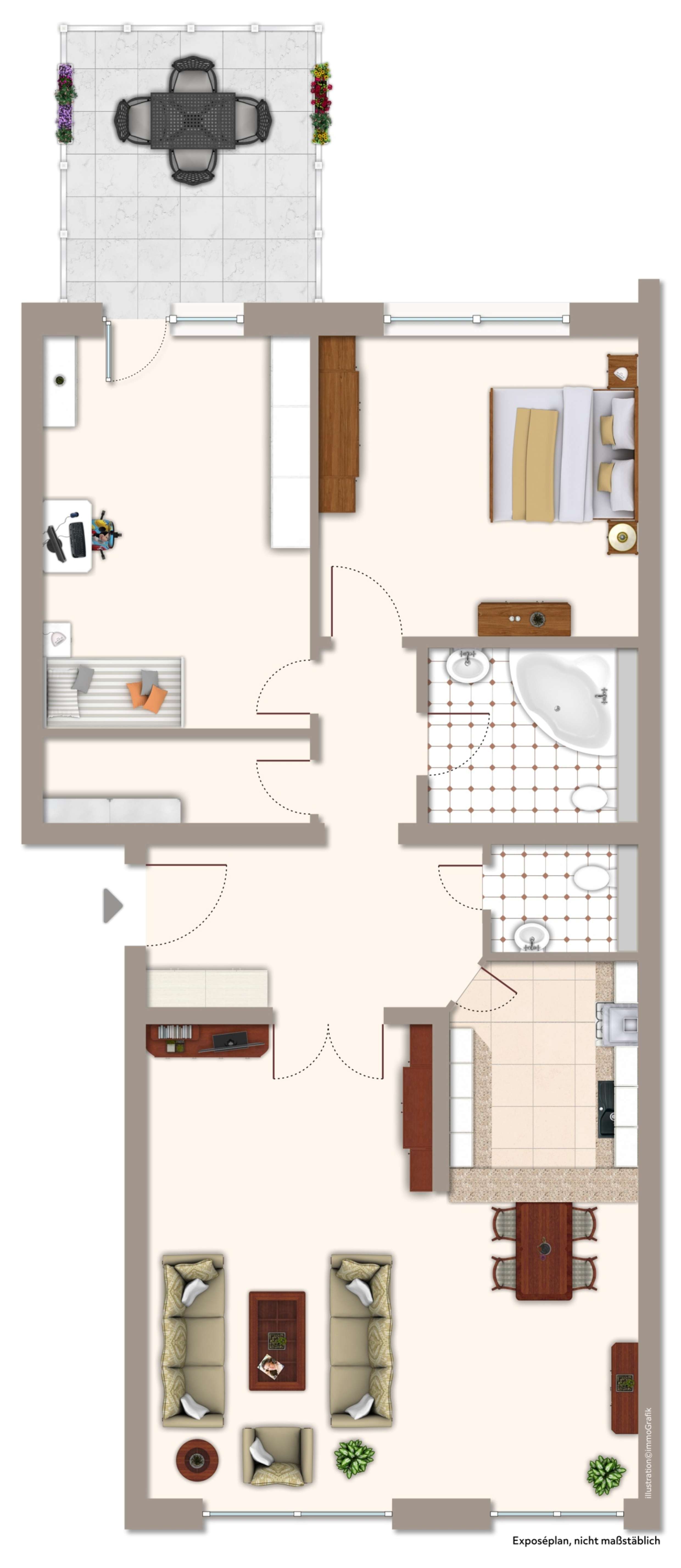 Thumbnail-Wohnung zum Kaufen in Magdeburg 149.000,00 € 85 m²