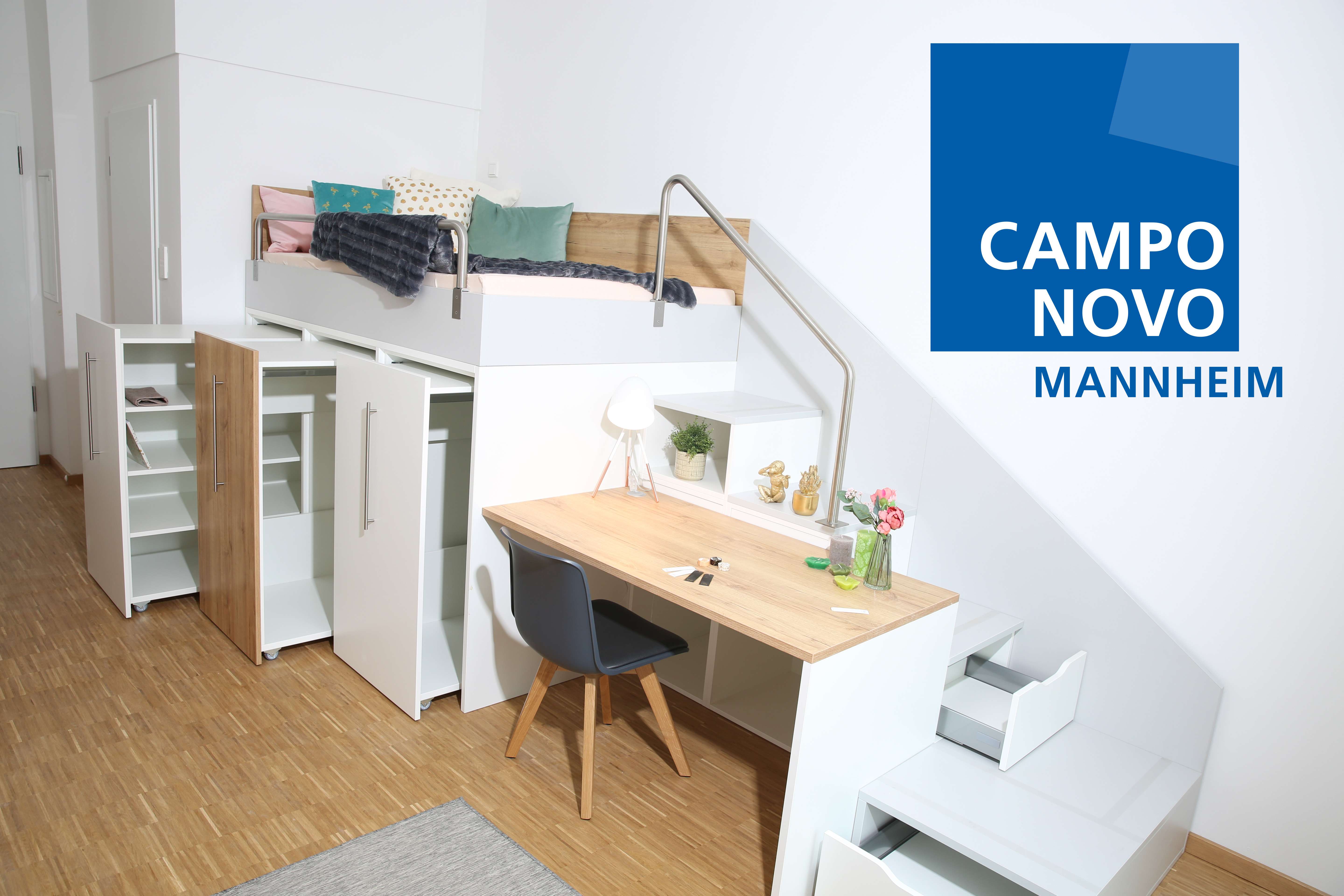 Thumbnail-Wohnung zum Mieten in Mannheim 530,00 € 26.56 m²