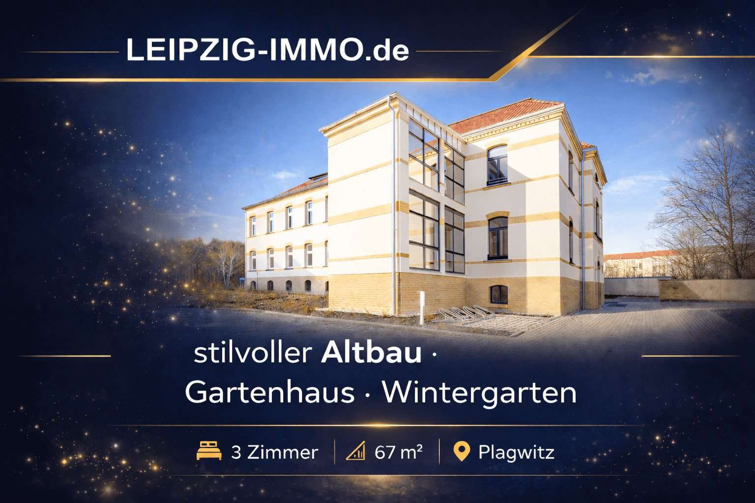 Thumbnail-Wohnung zum Mieten in Leipzig 670,00 € 67 m²