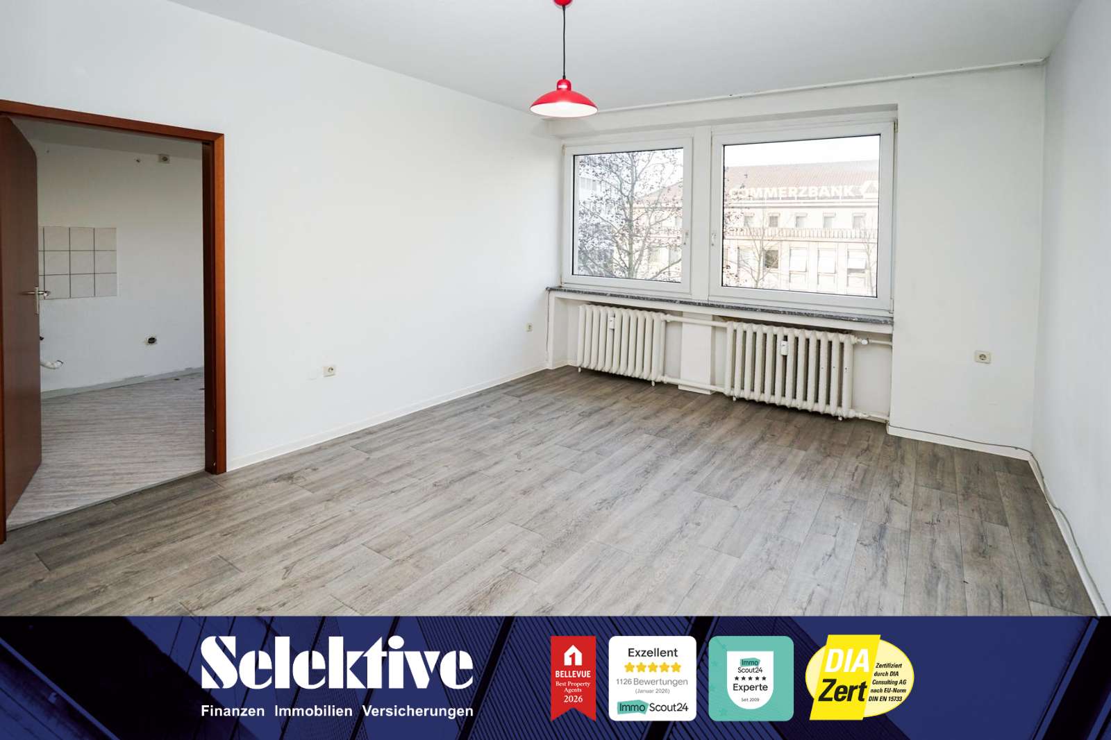 Thumbnail-Wohnung zum Mieten in Duisburg 370,00 € 53 m²