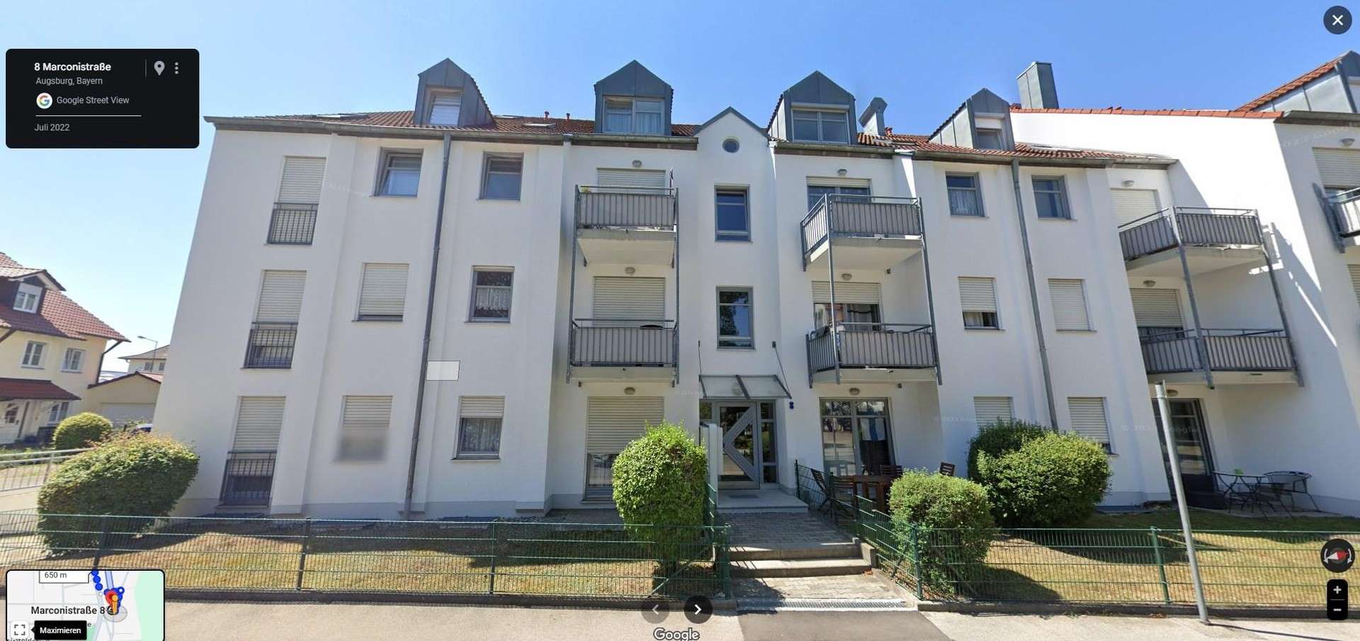 Thumbnail-Wohnung zum Mieten in Augsburg 515,00 € 29.2 m²