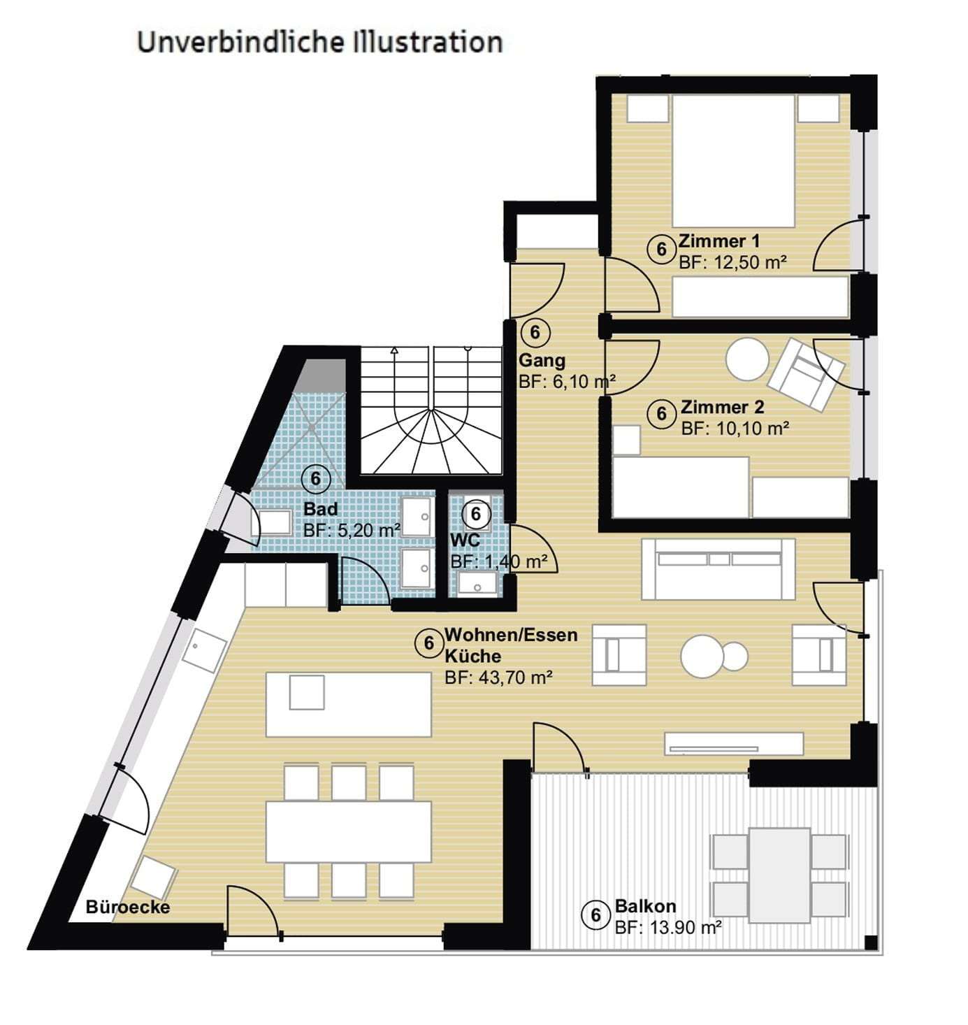 Thumbnail-Wohnung zum Kaufen in Hildrizhausen 499.000,00 € 86 m²