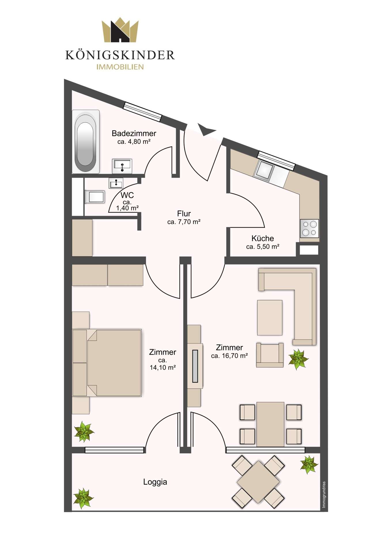 Thumbnail-Wohnung zum Kaufen in Starzach 75.000,00 € 50 m²