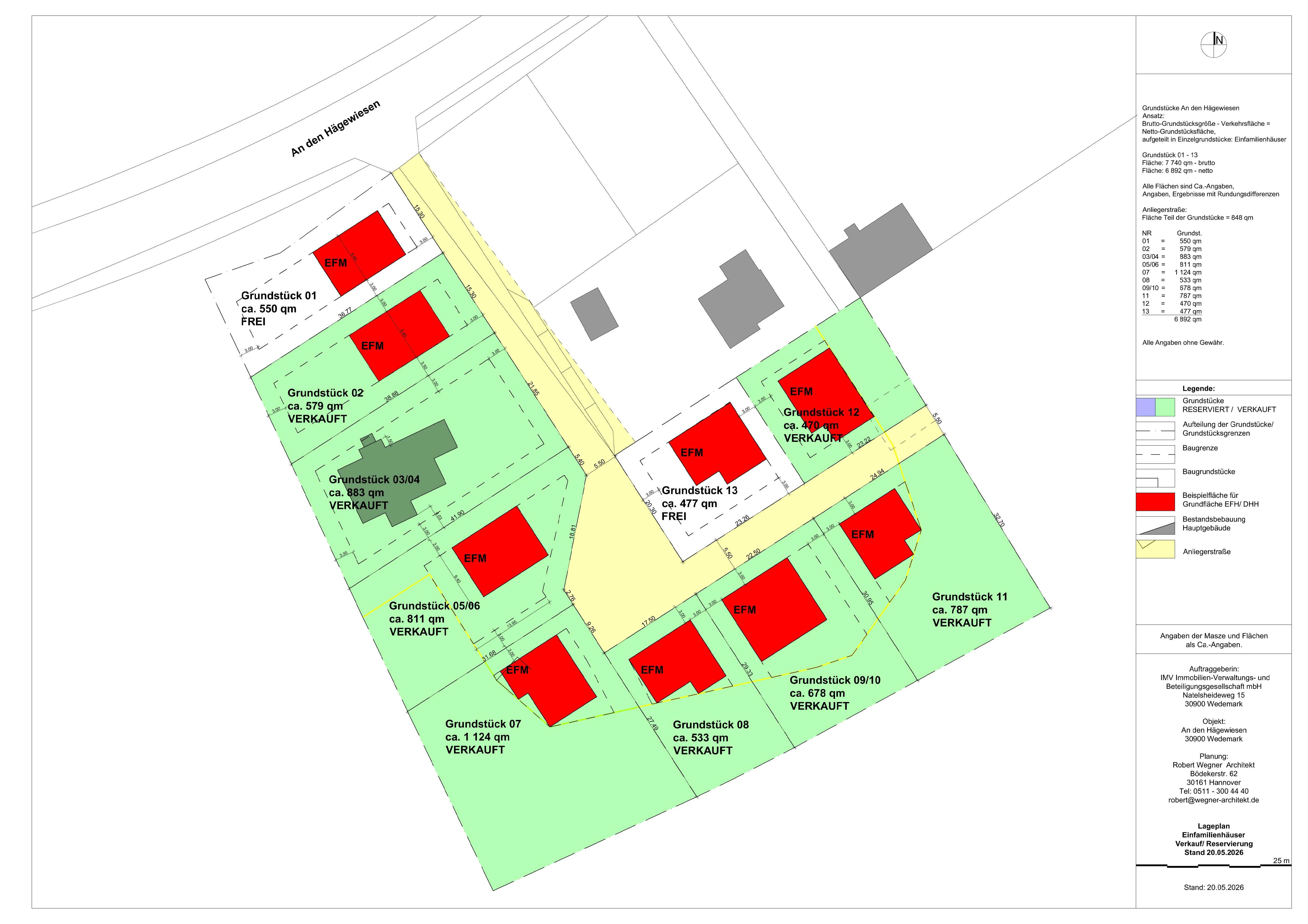 Thumbnail-Grundstück zu verkaufen in Wedemark 78.705,00 € 477 m²
