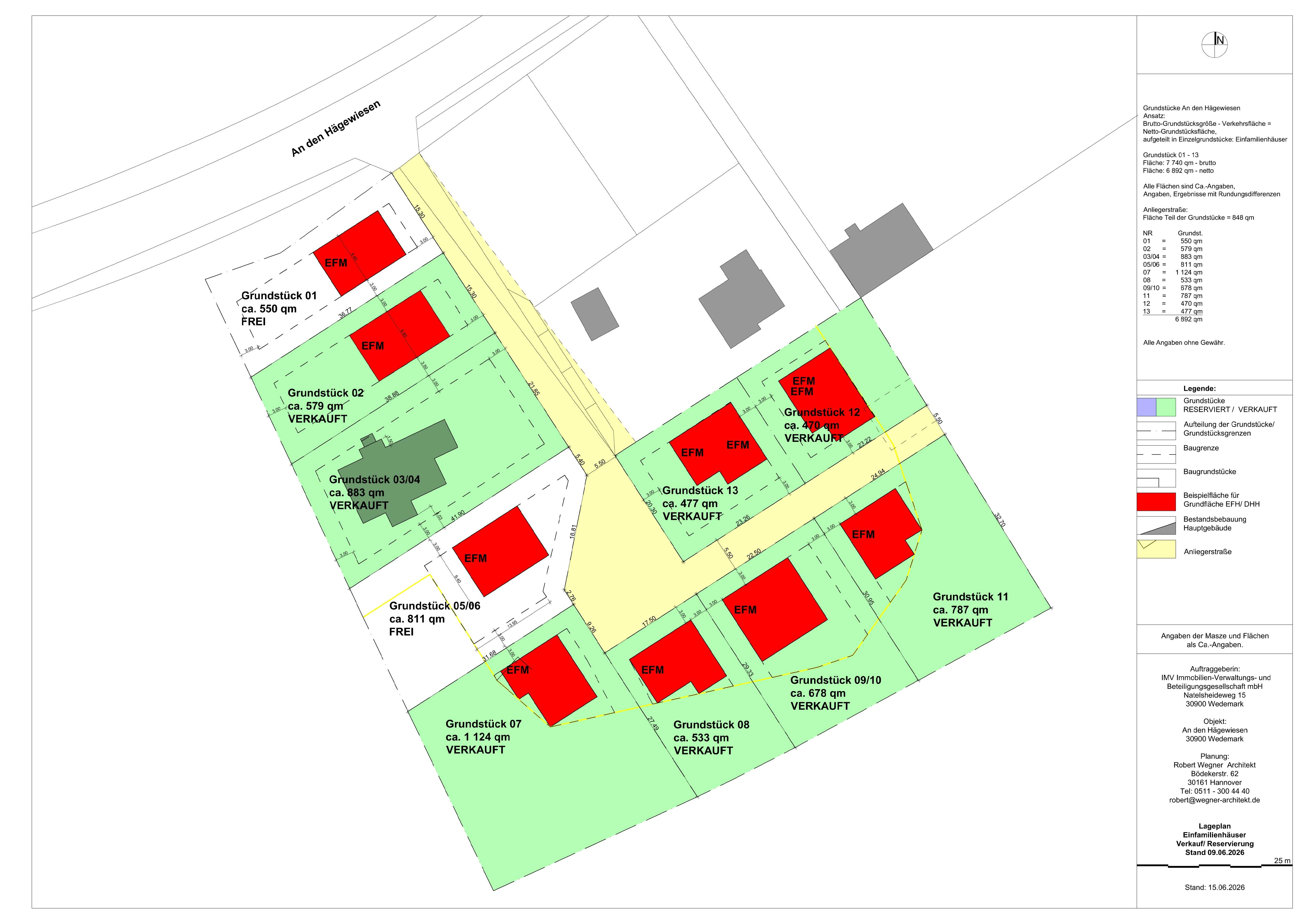 Thumbnail-Grundstück zu verkaufen in Wedemark 89.925,00 € 545 m²