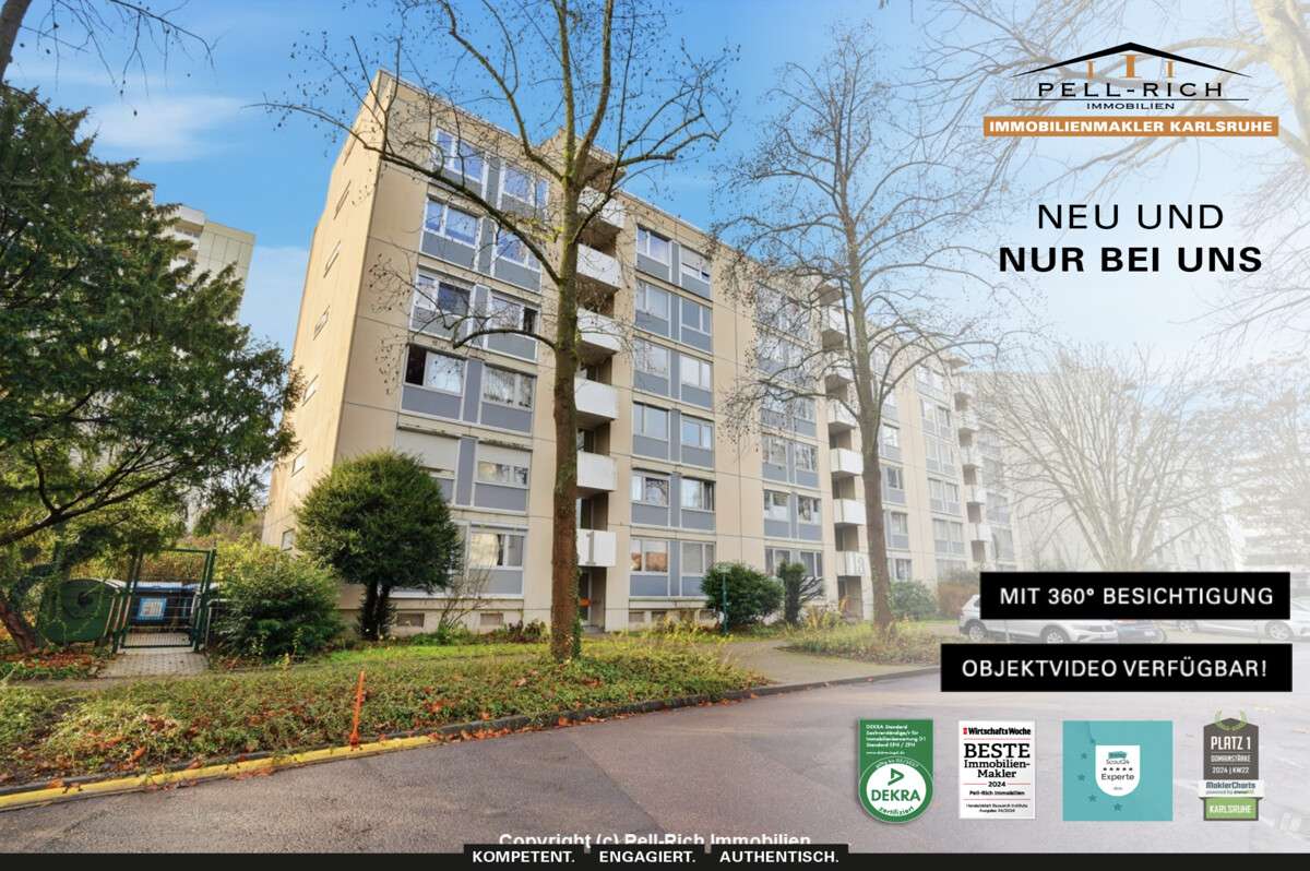 Thumbnail-Wohnung zum Kaufen in Karlsruhe 270.000,00 € 76 m²